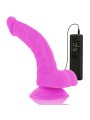 DIVERSIA - FLEXIBELE VIBRERENDE DILDO LILA 21,5 CM -OF- 4,5 CM