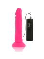 DIVERSIA - DILDO SOUPLE AVEC VIBRATION ROSE 23 CM -O- 4.3 CM