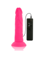 DIVERSIA - DILDO SOUPLE AVEC VIBRATION ROSE 23 CM -O- 4.3 CM