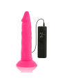 DIVERSIA - DILDO SOUPLE AVEC VIBRATION ROSE 23 CM -O- 4.3 CM