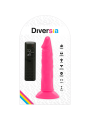 DIVERSIA - FLEXIBELE VIBRERENDE DILDO ROZE 23 CM -OF- 4,3 CM