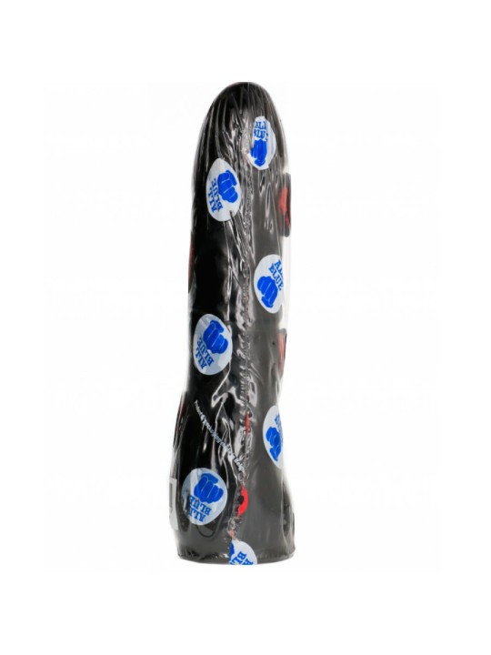 ALL BLACK - DILDO NEGRO REALÍSTICO 20 CM