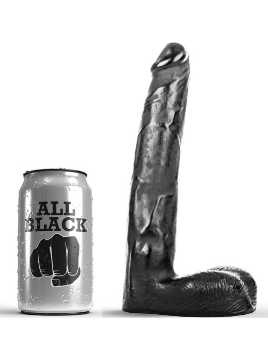 ALL BLACK - DILDO REALISTIC 21 CM