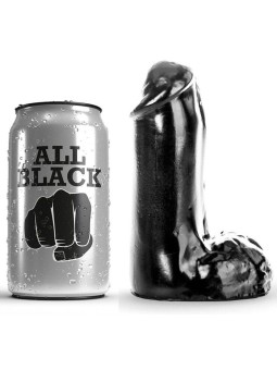 ALL BLACK - DILDO REALÍSTICO 13 CM