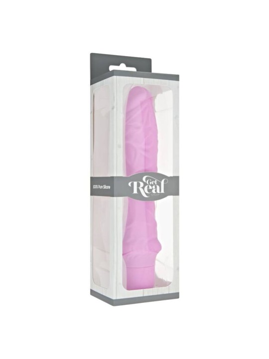 GET REAL - KLASSISCHER GROSSER ROSA VIBRATOR