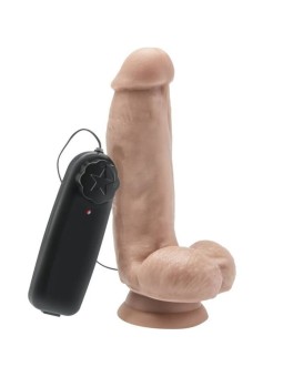 GET REAL - 12 CM DILDO MET NATUURLIJKE VIBRERENDE TESTIKELEN