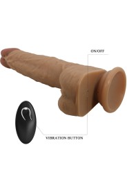 PRETTY LOVE - GODE EN SILICONE JONATHAN 3 VIBRATIONS + 3 MESURES DINSE