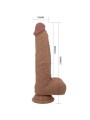 PRETTY LOVE - JONATHAN SILICONEN DILDO 3 VIBRATIES + 3 INVOERMATEN AFS