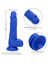 CALEXOTICS - ADMIRAL SAILOR REALISTIC DILDO VIBRADOR AZUL
