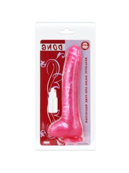 BAILE - DONG DILDO REALÍSTICO ROSA CON VENTOSA