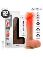MR INTENSE - DILDO VIBRANTE LOGAN IN SILICONE CON EFFETTO CALORE E TEL