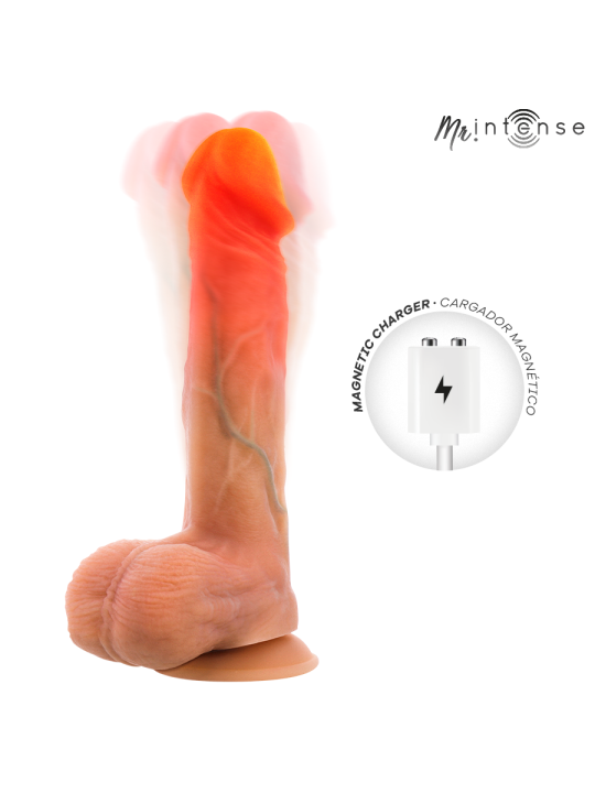 MR INTENSE - LOGAN VIBRATOR DILDO SILICONE WITH HEAT EFFECT AND REMOTE