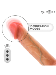 MR INTENSE - LOGAN VIBRATOR DILDO SILICONE WITH HEAT EFFECT AND REMOTE