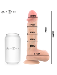 MR INTENSE - LOGAN VIBRATOR DILDO SILICONE WITH HEAT EFFECT AND REMOTE