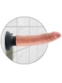 KING COCK - GODE VIBRATEUR 17.78 CM NATUREL
