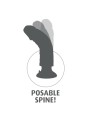 KING COCK - 17,78 CM NATUURLIJKE VIBRERENDE DILDO