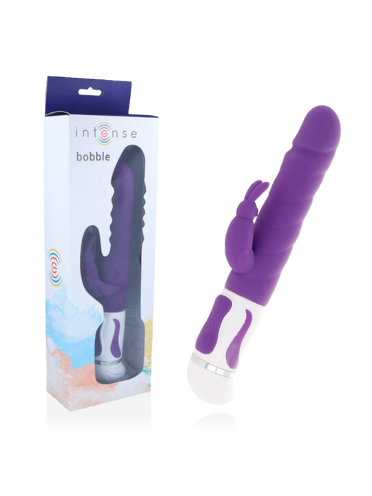 INTENSE - LILAC SILICONEN ROTERENDE VIBRATOR BOBBLE