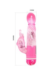 BAILE - VIBRADOR MULTIVELOCIDAD CON ESTIMULADOR LILA
