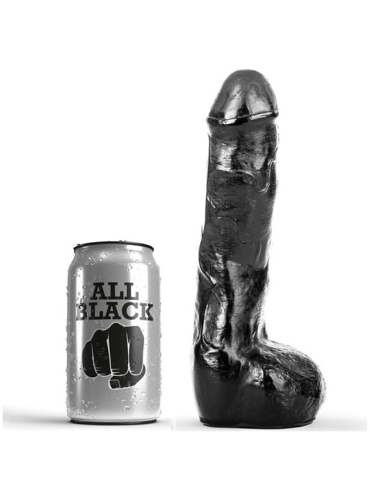 ALL BLACK - PENE ANAL RÉALISTE 20 CM