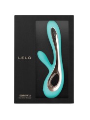 LELO - SORAYA 2 RABBIT AQUA GREEN VIBRATOR