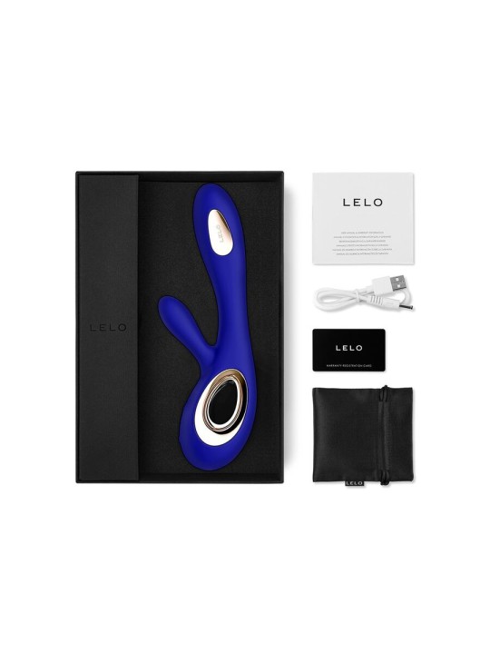 LELO - SORAYA WAVE VIBRATOR RABBIT MIDNIGHT BLUE