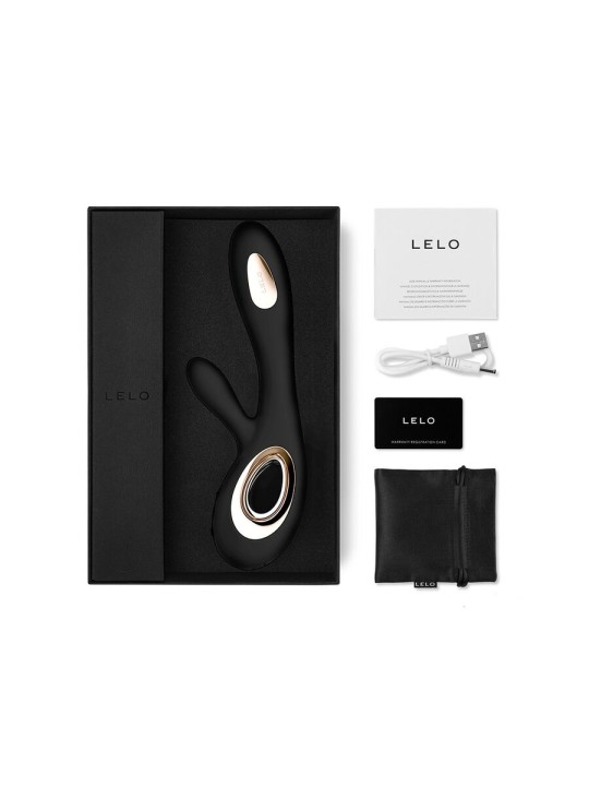 LELO - SORAYA WAVE VIBRATOR KONIJN ZWART