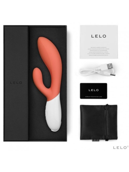 LELO - INA 3 VIBRADOR RABBIT LUJO CORAL
