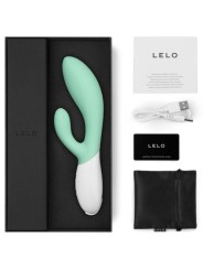 LELO - INA 3 GREEN RABBIT VIBRATOR LUXURY SEAWEED
