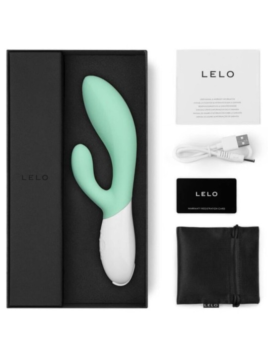 LELO - INA 3 GREEN RABBIT VIBRATOR LUXUS-ALGEN