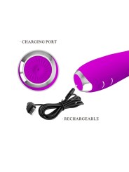 PRETTY LOVE - MOLLY VIBRADOR CON ROTACIÓN RECARGABLE