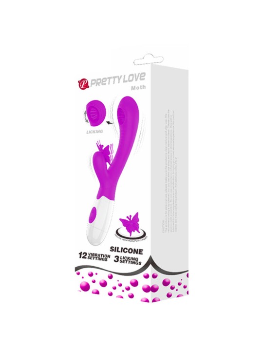 PRETTY LOVE - MOTH LICKING & VIBRATING LILA