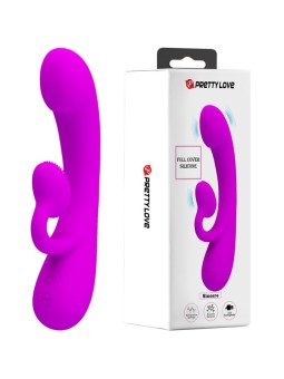 PRETTY LOVE - VIBRATEUR ET SUCCION CLITORISÉ EN SILICONE SINCÈRE VIOLE