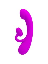 PRETTY LOVE - SINCERO VIBRATORE CLITORIDEO IN SILICONE E SUCCHIATORE V