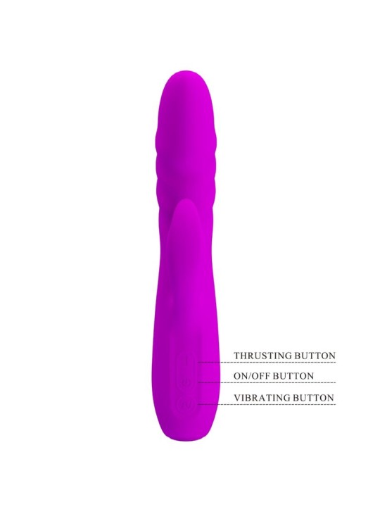 PRETTY LOVE - MELANIE PURPLE WIEDERAUFLADBARER KANINCHENVIBRATOR