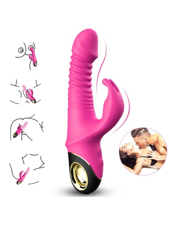 ARMONY - ZING DILDO VIBRADOR RABBIT FUCSIA