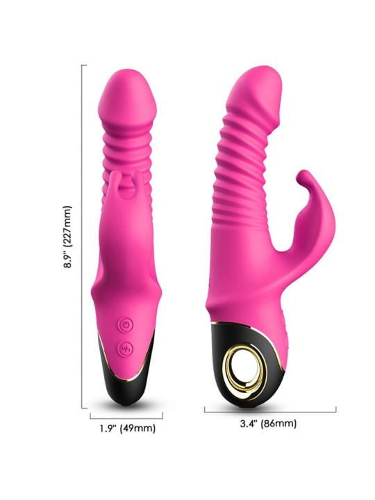 ARMONY - ZING DILDO VIBRADOR RABBIT FUCSIA