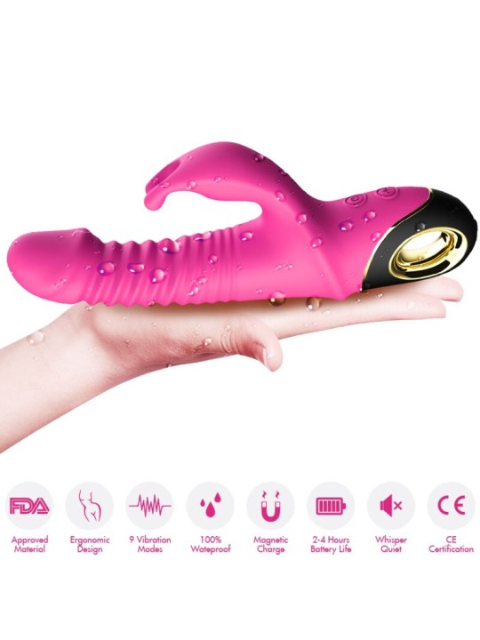 ARMONY - ZING GODE VIBRATEUR LAPIN FUCHSIA