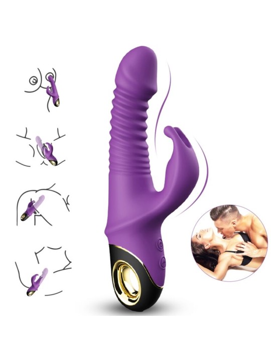 ARMONY - ZING DILDO VIBRATOR RABBIT PURPLE