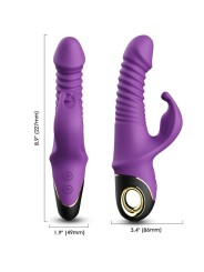 ARMONY - ZING DILDO VIBRATOR RABBIT PURPLE