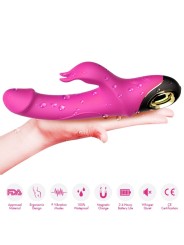 ARMONY - METEROR DILDO VIBRADOR RABBIT ROTADOR FUCSIA