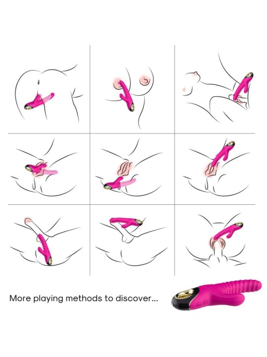 ARMONY - ETERNITY VIBRADOR SILICONA FUCSIA