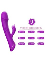 ARMONY - DILDO VIBRADOR RABBIT SILICONA VIOLETA