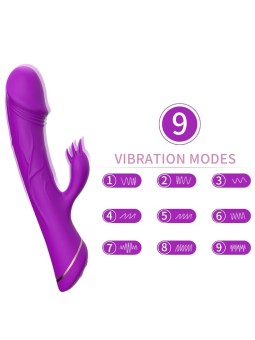 ARMONY - DILDO VIBRATOR RABBIT SILICONE PURPLE