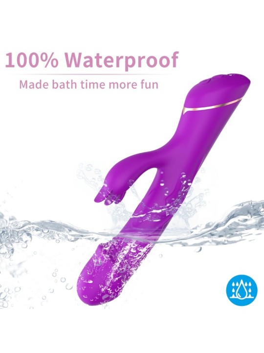 ARMONY - DILDO VIBRADOR RABBIT SILICONA VIOLETA