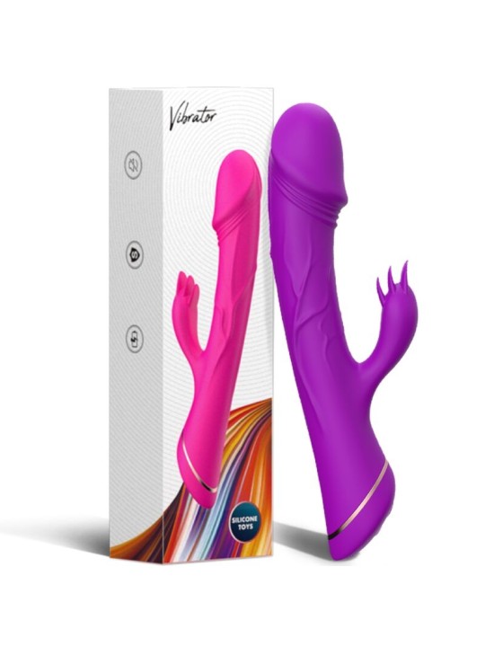 ARMONY - DILDO VIBRADOR RABBIT SILICONA VIOLETA
