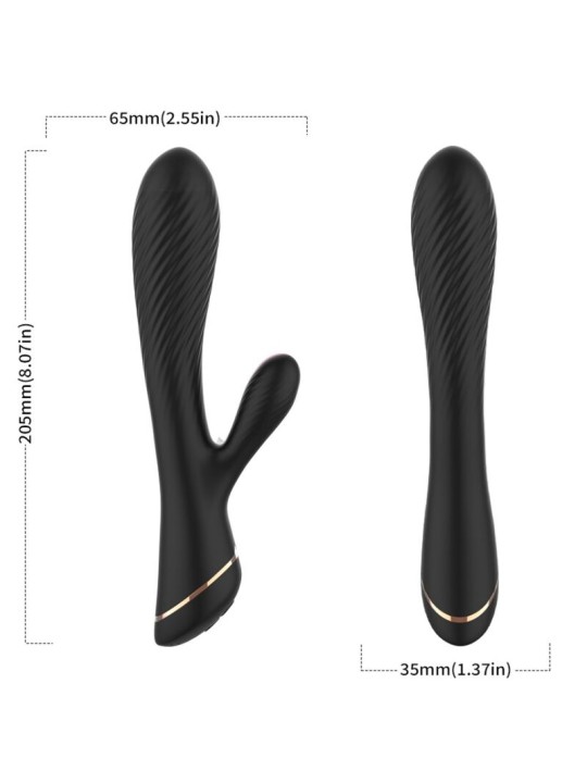 ARMONY - VIBRADOR COELHO SILICONE PRETO