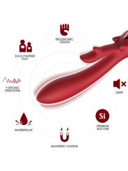 ARMONY - ELCH VIBRATOR KANINCHEN GEBOGEN ROT
