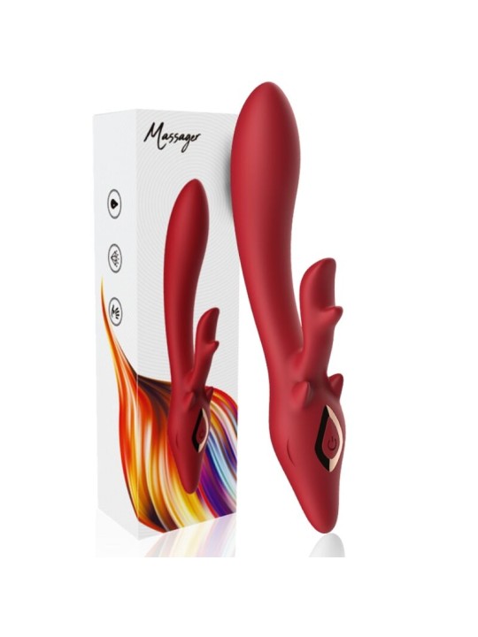 ARMONY - ELK VIBRADOR RABBIT CURVO RED