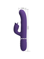 PRETTY LOVE - KANINCHENVIBRATOR MIT LILA LECKEN