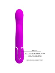 PRETTY LOVE - RABBIT VIBRATOR PEARLS VIOLET